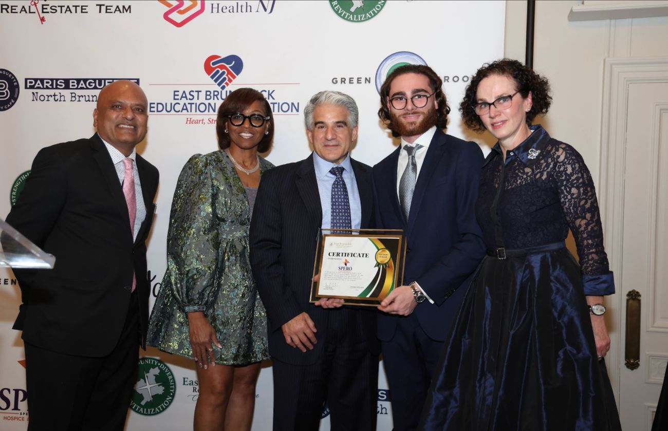 Recognized at the East Brunswick Education Foundation Gala for our commitment to the community