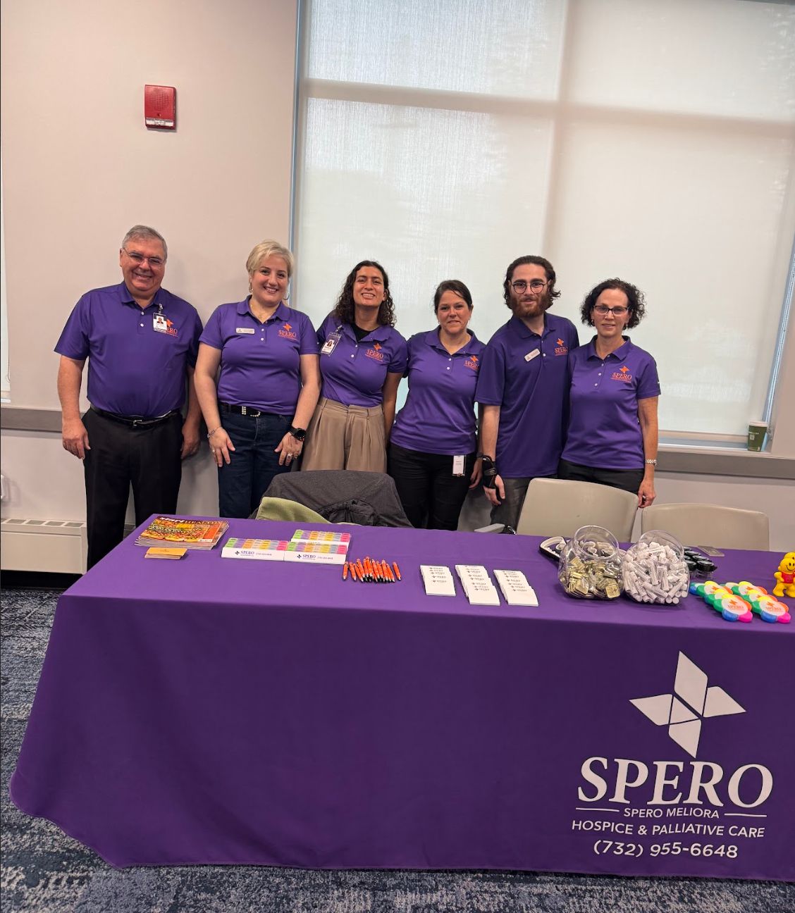 The Spero Hospice team at a local community outreach event